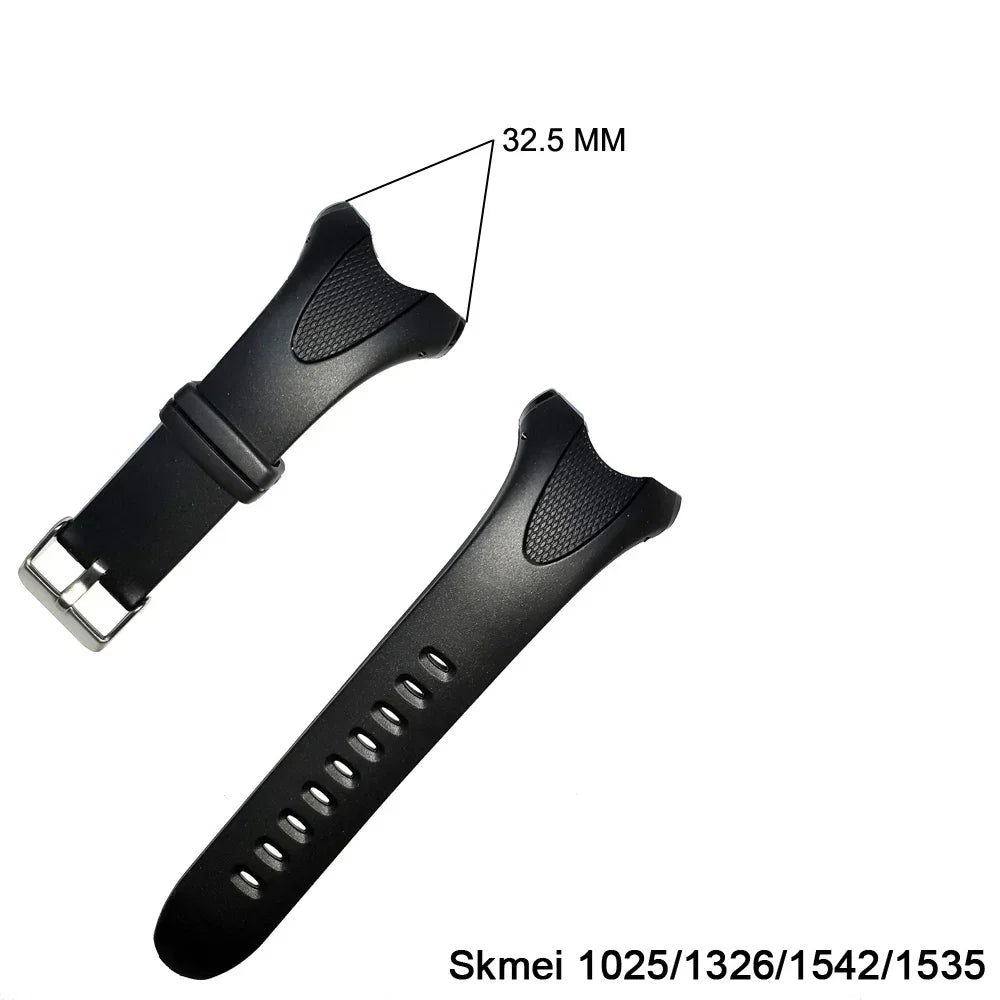 Durable PU/Rubber Watch Bands | Adjustable & Stylish Strap Upgrade