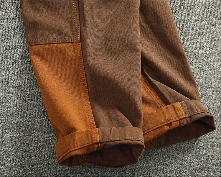 Vintage Cargo Overalls for Men | Stylish Heavy Canvas Pants