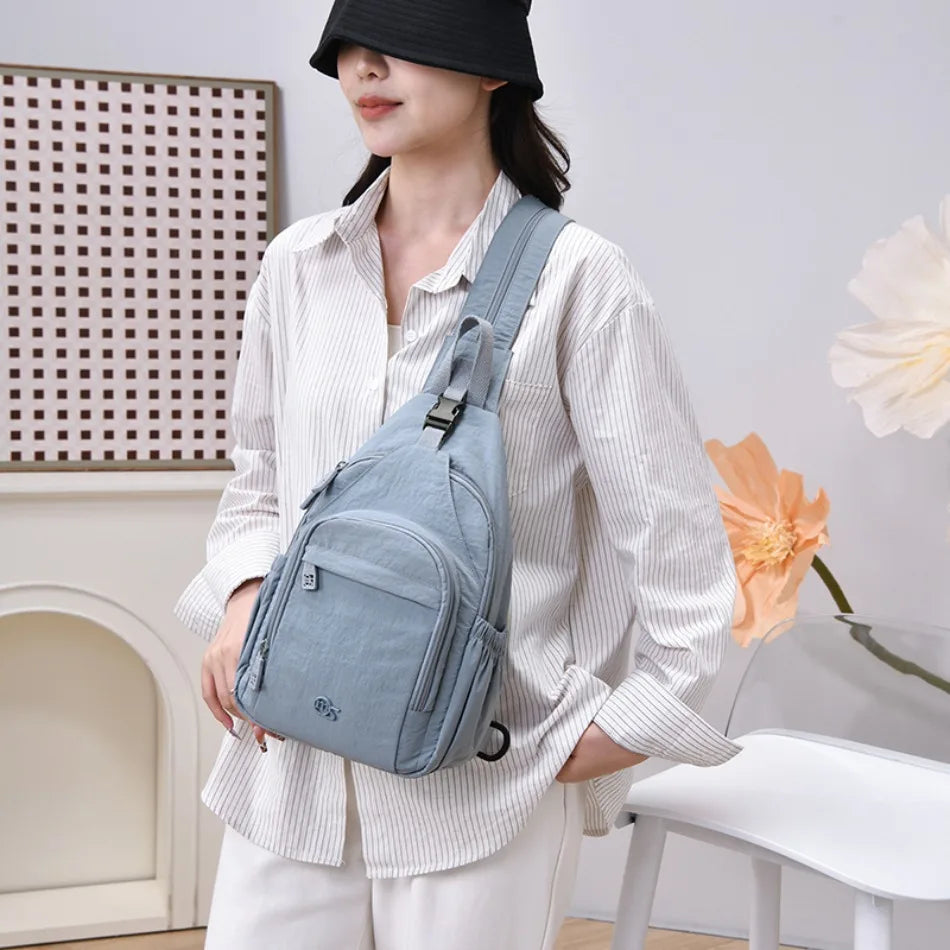 Women's 3-in-1 Convertible Shoulder Chest Bag & Backpack