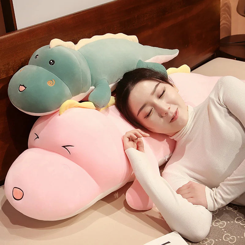 150cm Huggable Dinosaur Pillow | Soft Plush Toy for Kids