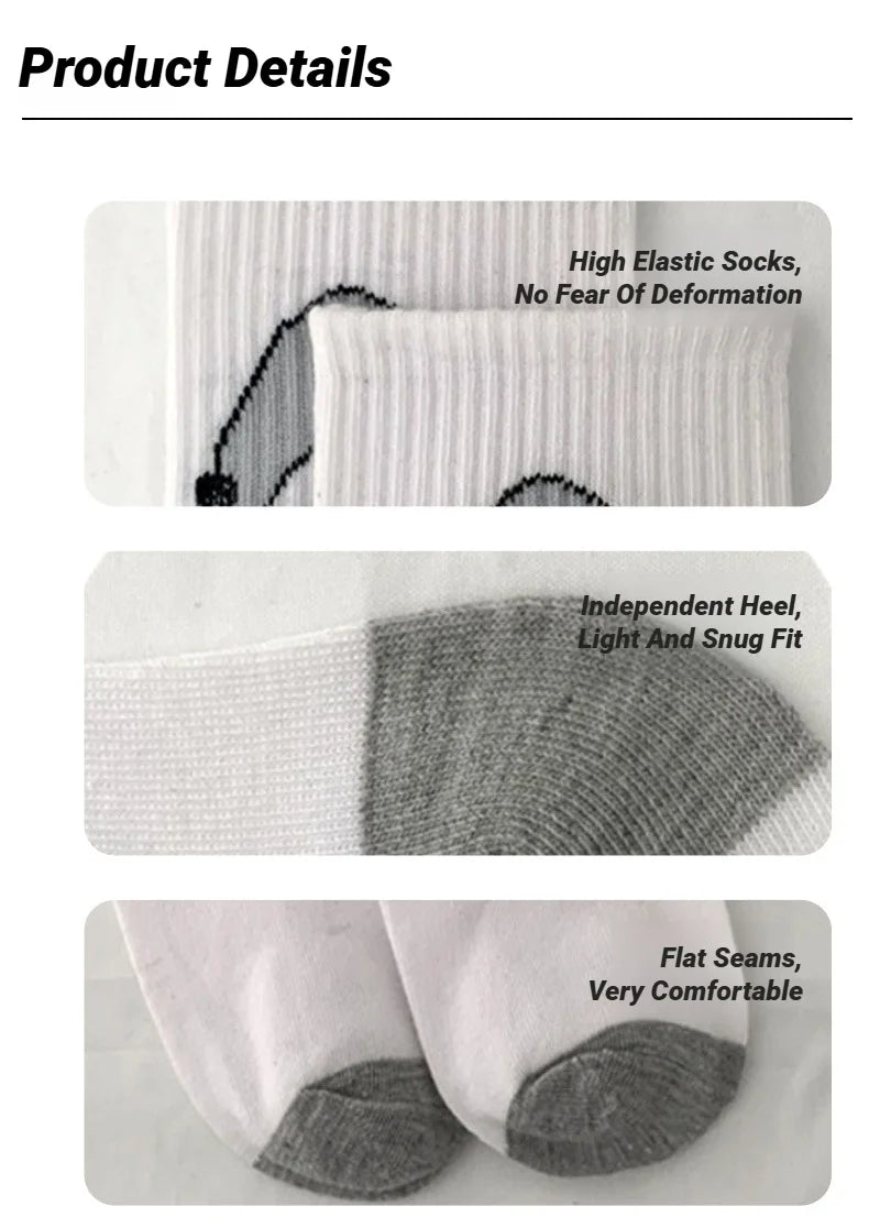 High-Quality Harajuku Shark Socks | Trendy Hip Hop Style
