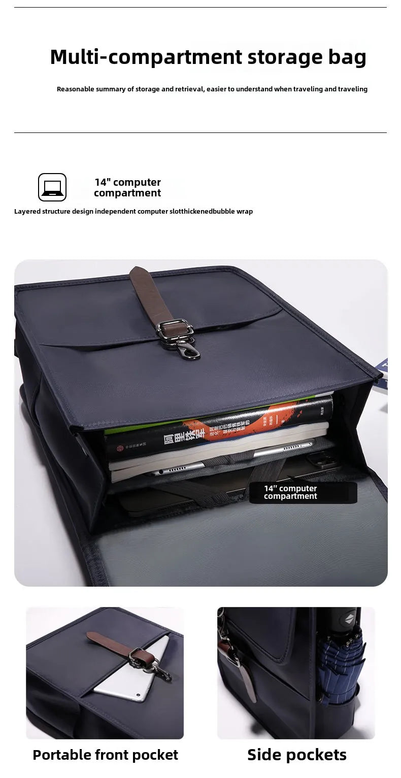 Men's Waterproof Laptop Backpack | Stylish Casual Schoolbag