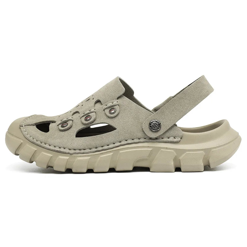 Men’s Two-Way Wearing Hollow Out Sandals | Breathable Summer Footwear