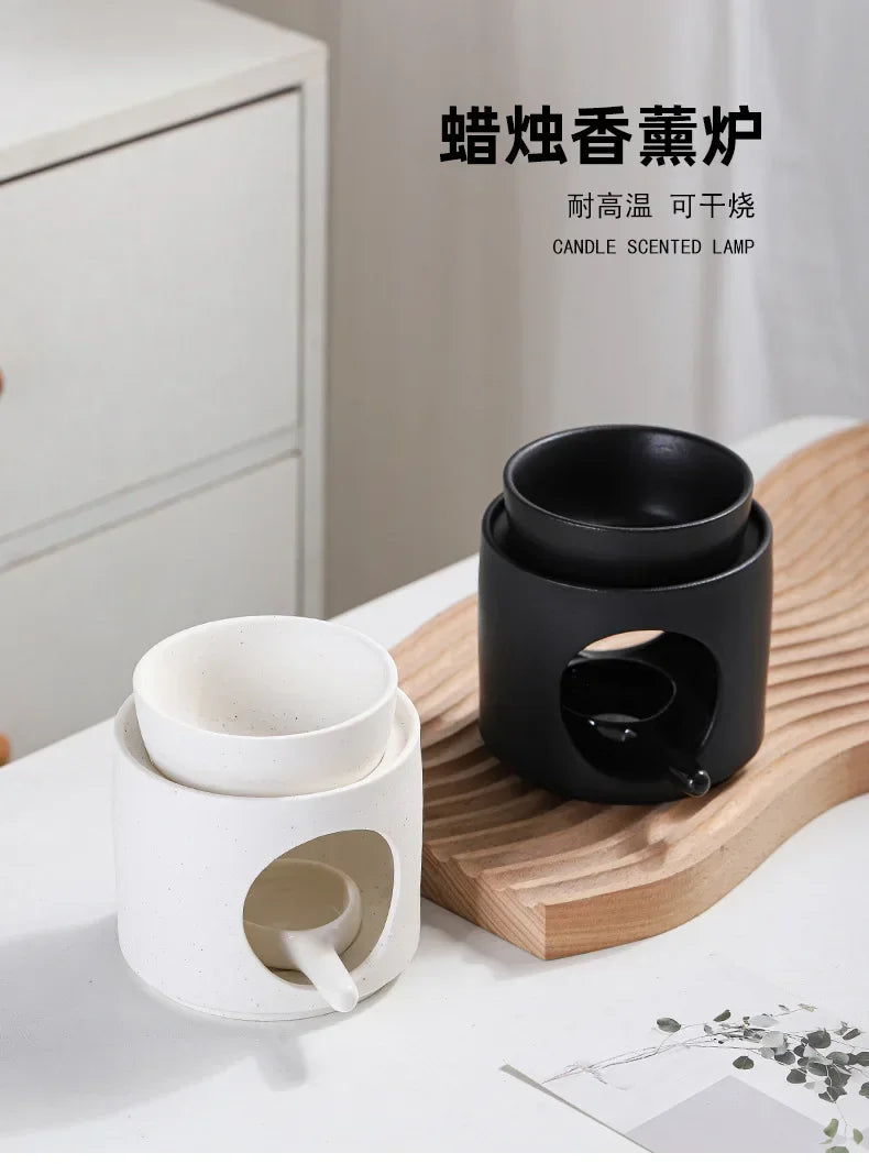 3-in-1 Ceramic Aromatherapy Candleholder | Home & Office Decor