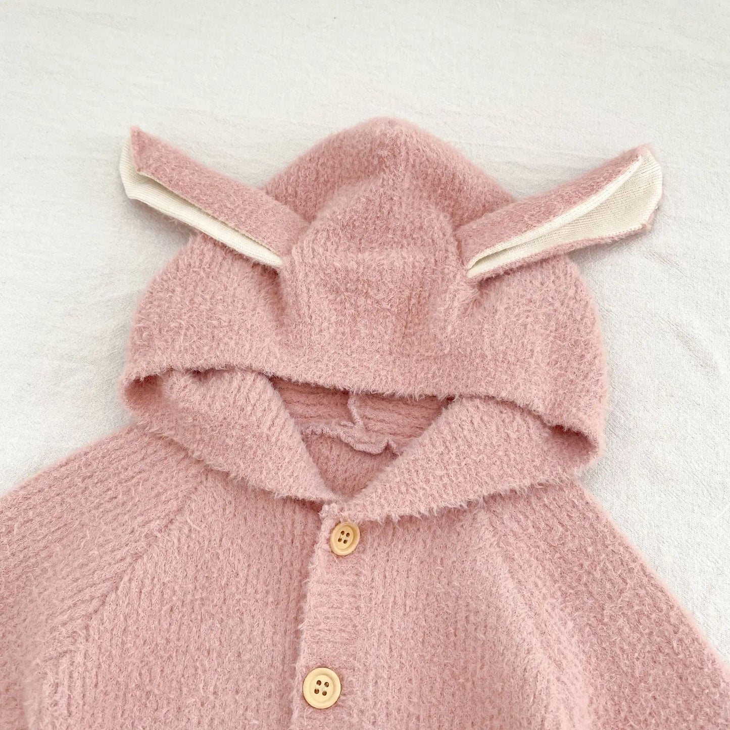 Cozy Cartoon Baby Rompers with Rabbit Ears | Adorable Infant Pajamas
