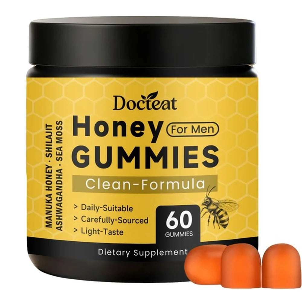 Daily Stress Relief Gummies for Men | Shilajit & Ashwagandha