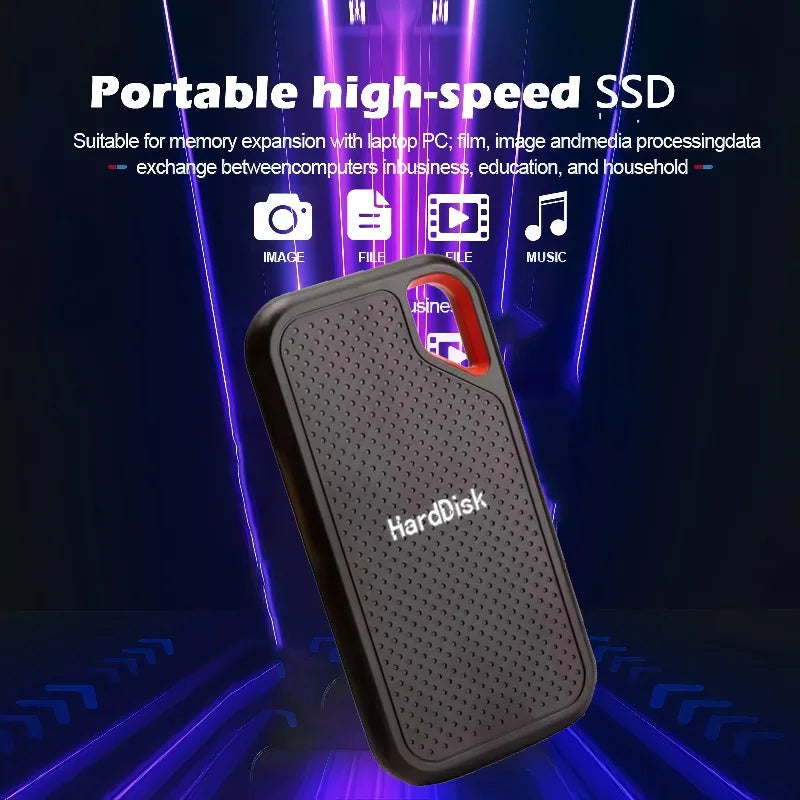 Slim Portable 4TB External SSD | High-Speed Data Storage Solution
