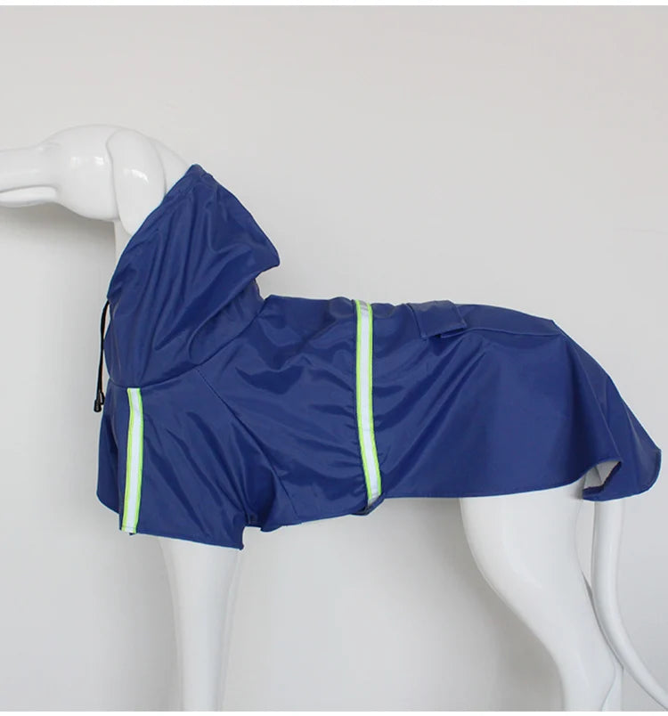 Large Dog Raincoat | Waterproof Reflective Cloak for Pets