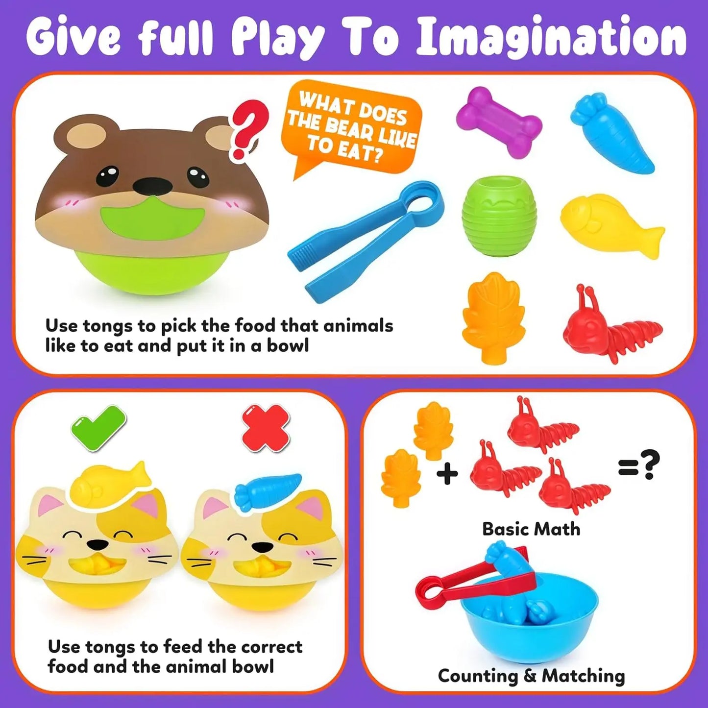 Educational Animal Sorting Toy | Fun Counting & Color Play
