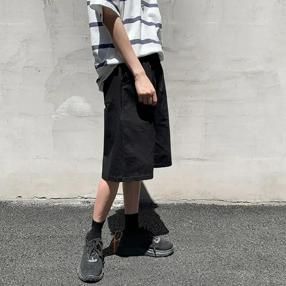 Men's Casual Baggy Sweatpants Shorts | Comfortable Knee-Length Joggers