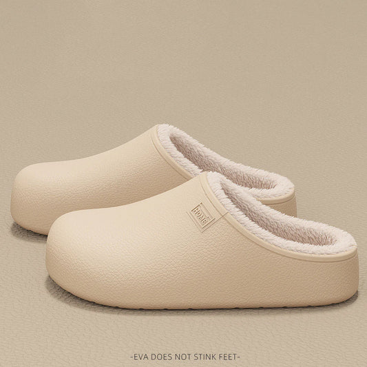 Zapatillas de felpa impermeables para niños | Zapatos cálidos y cómodos para interiores