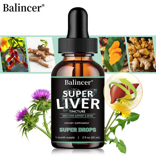 All-Natural Liver Support Liquid Drops with Milk Thistle
