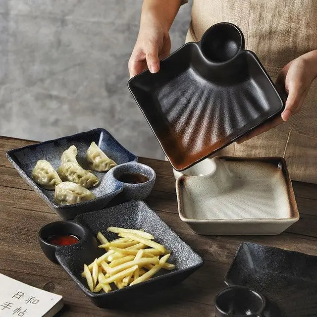 Juego de platos de cerámica para dumplings | Eleva tu experiencia culinaria