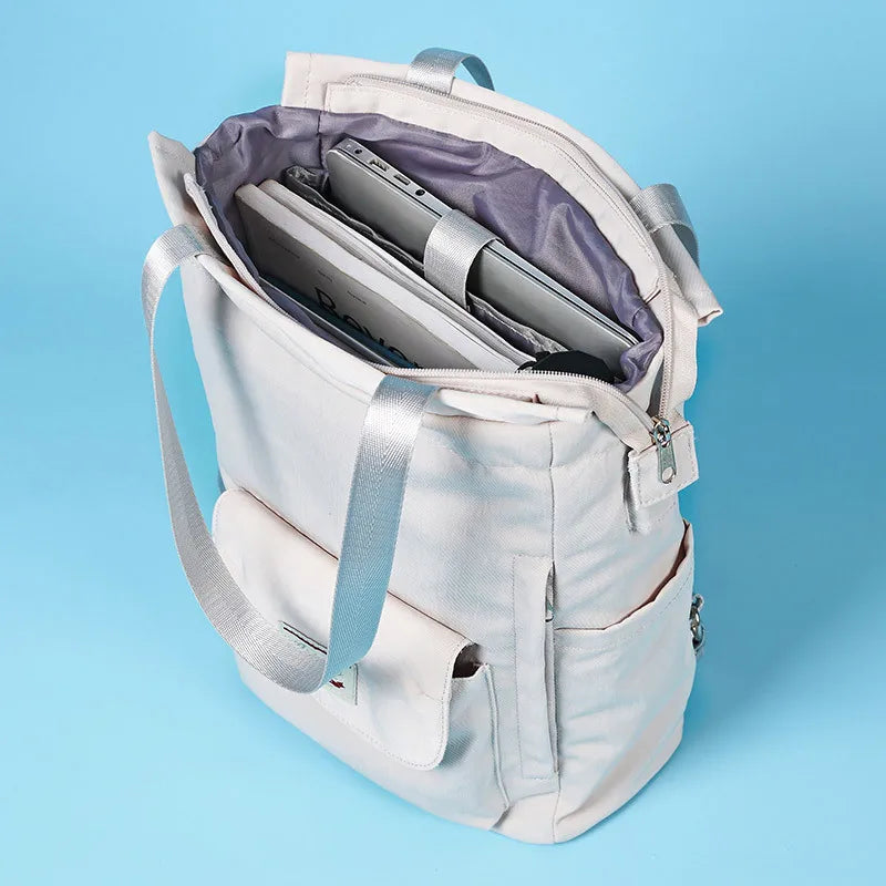 Stylish Waterproof Laptop Backpack for Women | USB Charging