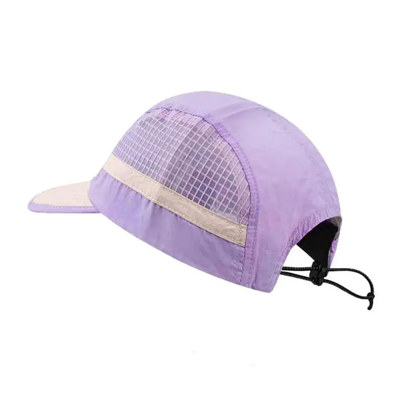 Short Brim Baseball Cap Japanese Fashion Adjustable Quick Drying UV Protection Hat for Outdoor Activities