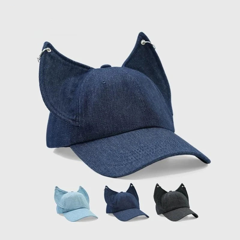 Unisex Fox Ears Baseball Cap | Trendy Hip Hop Sunshade Hat