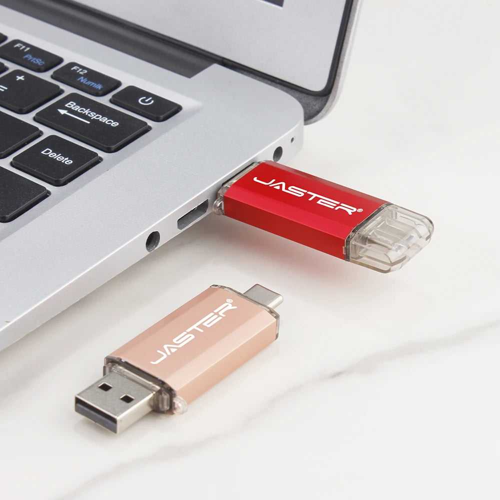 High-Speed OTG USB Flash Drive for Type-C Devices | 128GB to 4GB