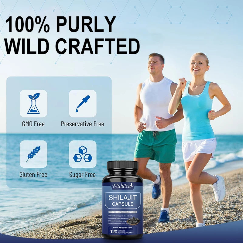 Natural Shilajit with 85+ Trace Minerals | Boost Immunity & Focus