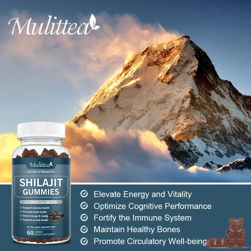 Organic Shilajit Gummies | Pure Energy and Immune Support