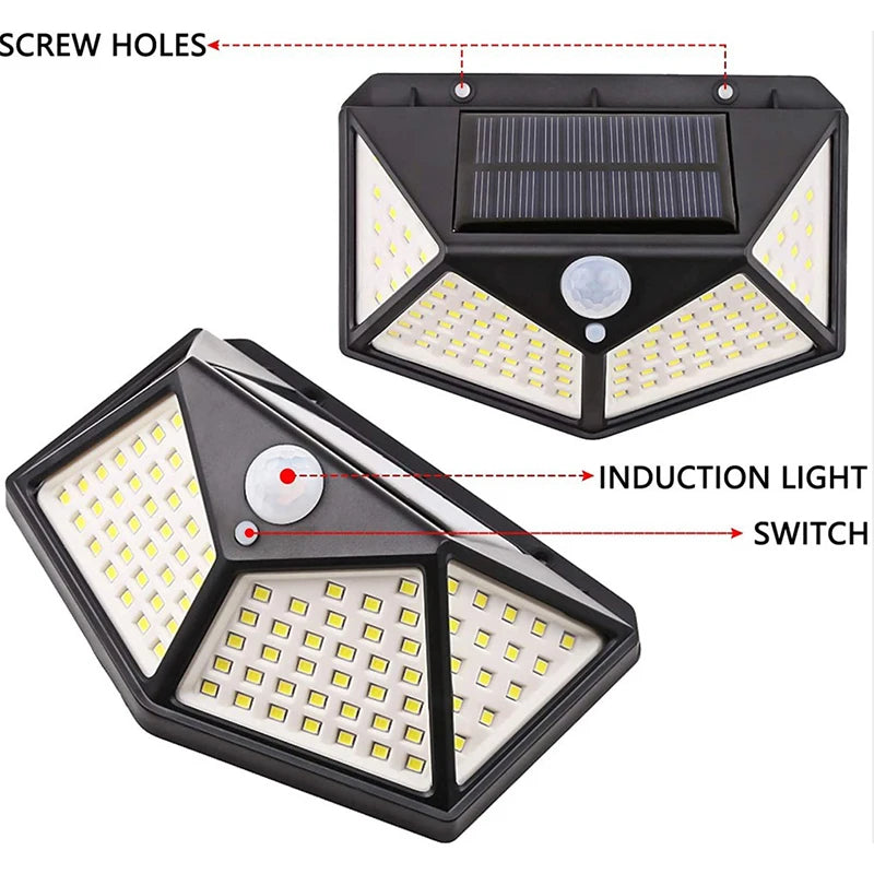 12 Pack Outdoor Solar Lights | Motion Sensor Bright Security Lighting