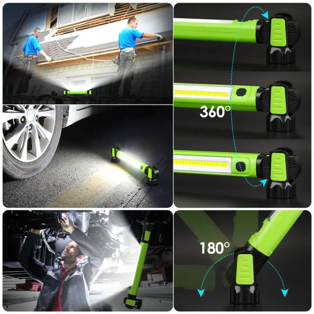 2500LM Bright LED Work Light | Rechargeable Magnetic Spotlight