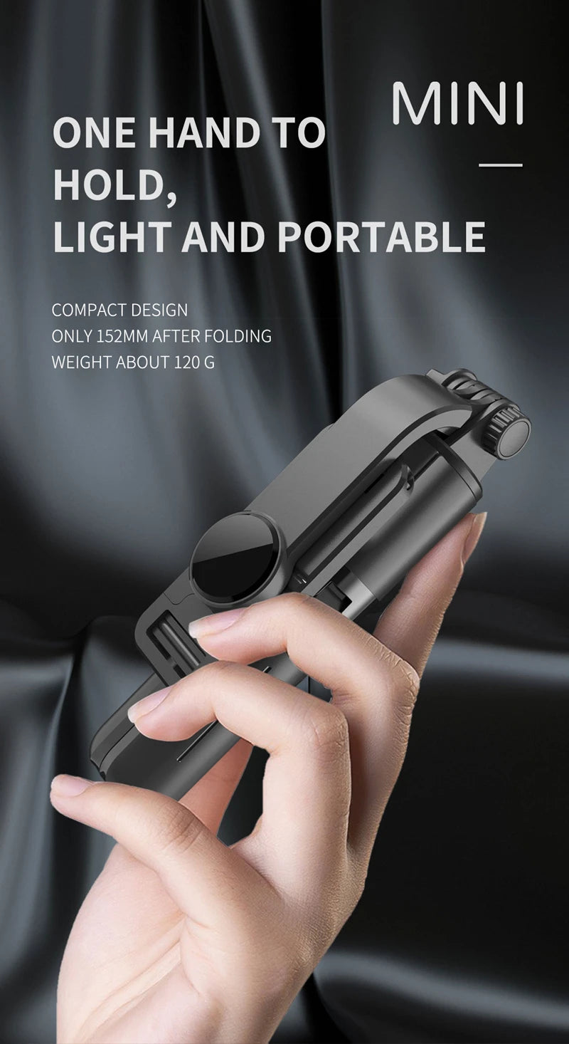 Extended Selfie Stick Tripod with Wireless Bluetooth Remote & LED Light