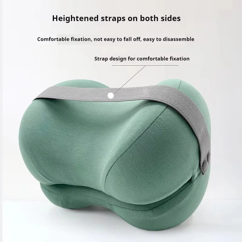 Contoured Leg Knee Pillow for Sleeping Cooling Memory Foam Leg Pillow for Sciatica Back Knee Joint Pain Help Spine Alignment