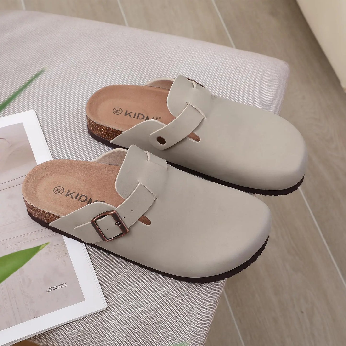 Comfortable Arch Support Suede Clogs for Home and Outdoor