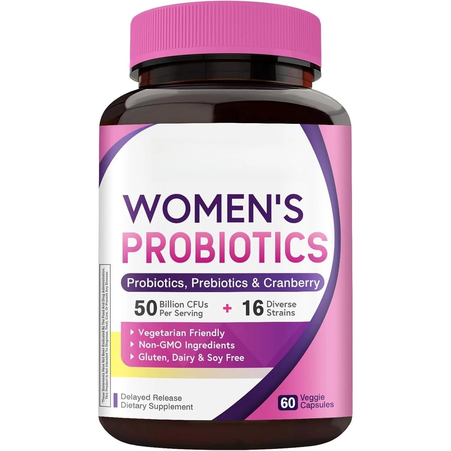 Daily Women's Probiotic Supplement | 60 Caps for Gut Health