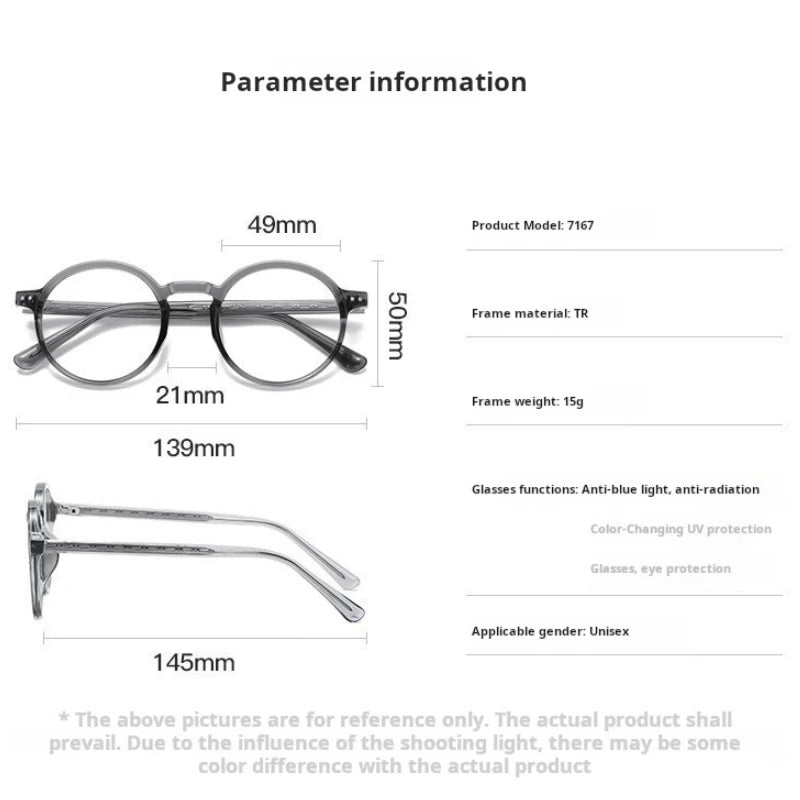 Retro Round Prescription Glasses for Stylish Vision Enhancement