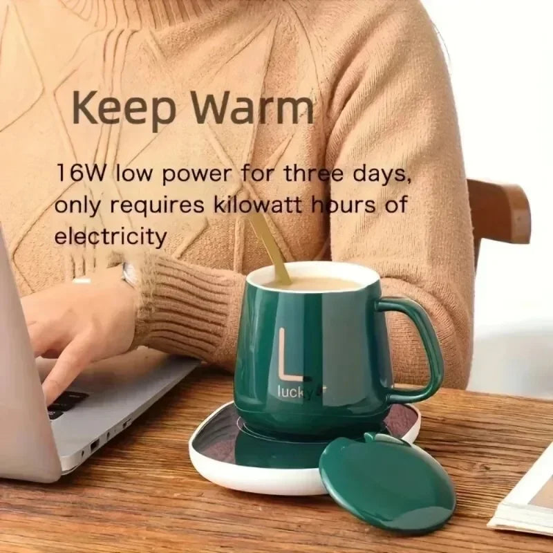 Portable Thermostatic Ceramic Coffee Cup | Perfect Gift Idea