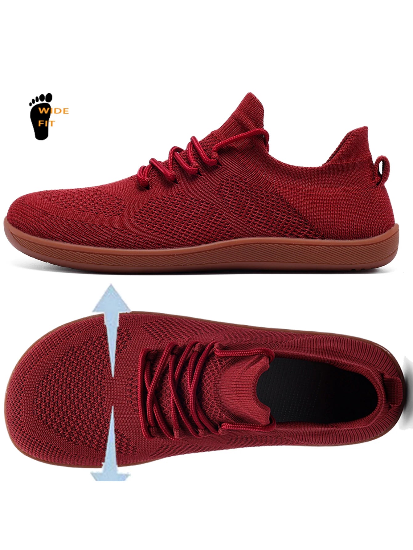 Wide-Toe Men's Casual Shoes | Breathable & Comfortable Sneakers
