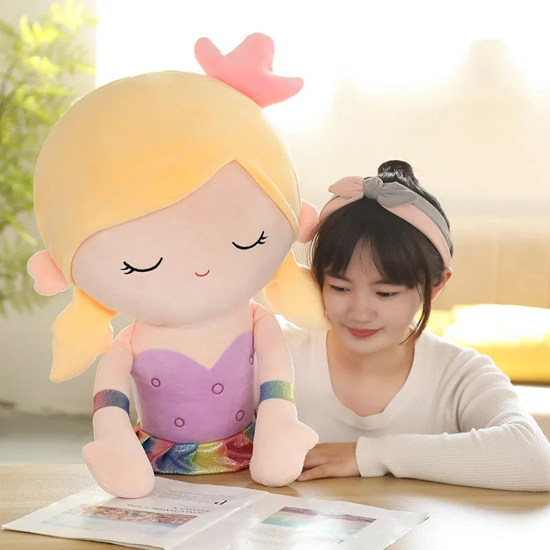 Mermaid Plush Toys | Soft Cozy Throw Pillow for Kids