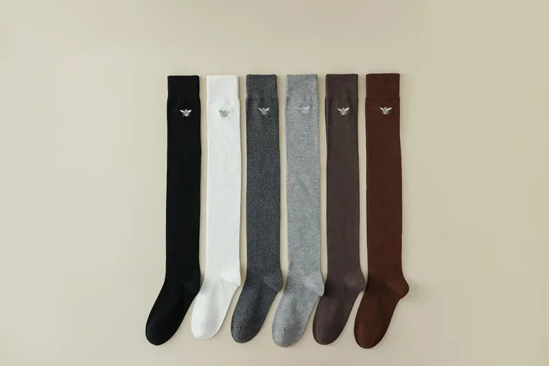 Stylish Women's Cotton Thigh High Stockings | Trendy and Comfortable