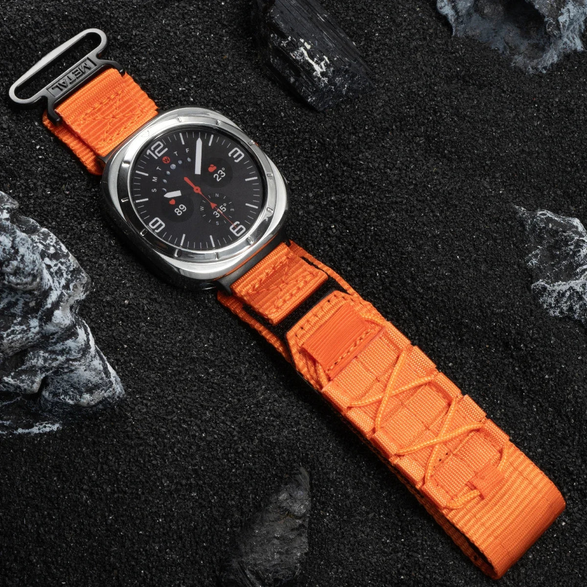 No Gaps Nylon Strap for Galaxy Watch 7 Ultra | Quick Fit Sports Band