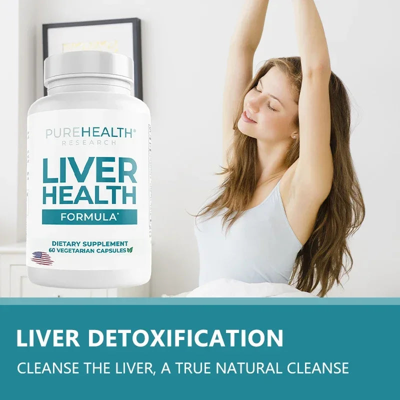 Liver Health Supplement with Milk Thistle, Ginger & Turmeric