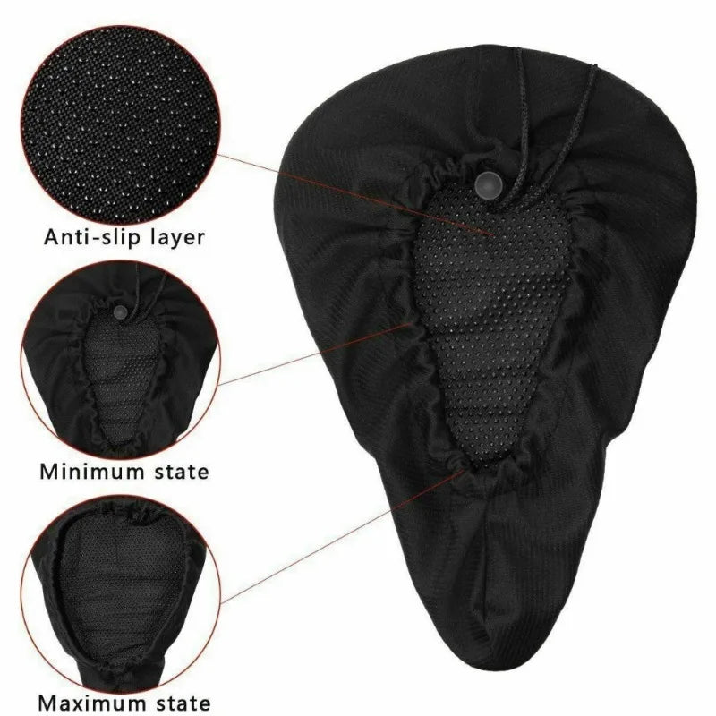 3D Soft Bike Seat Cover | Breathable Cushion for Comfort