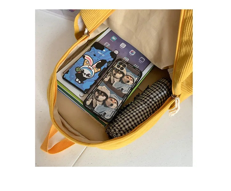 Cute Cartoon Duck Backpack | Stylish Travel Bag for Students