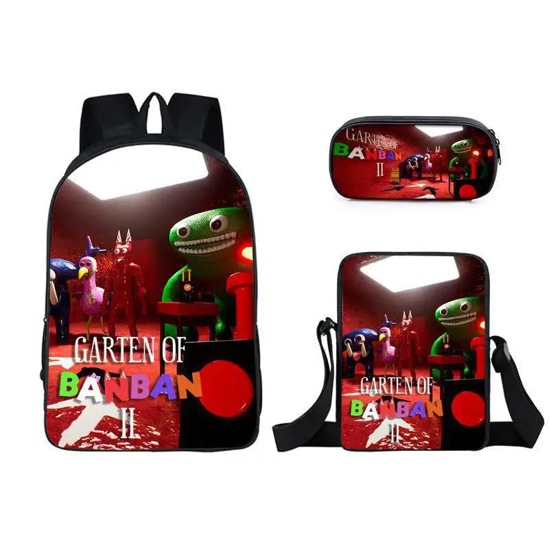 Stylish Garden Game Backpack | Versatile Student Shoulder Bag