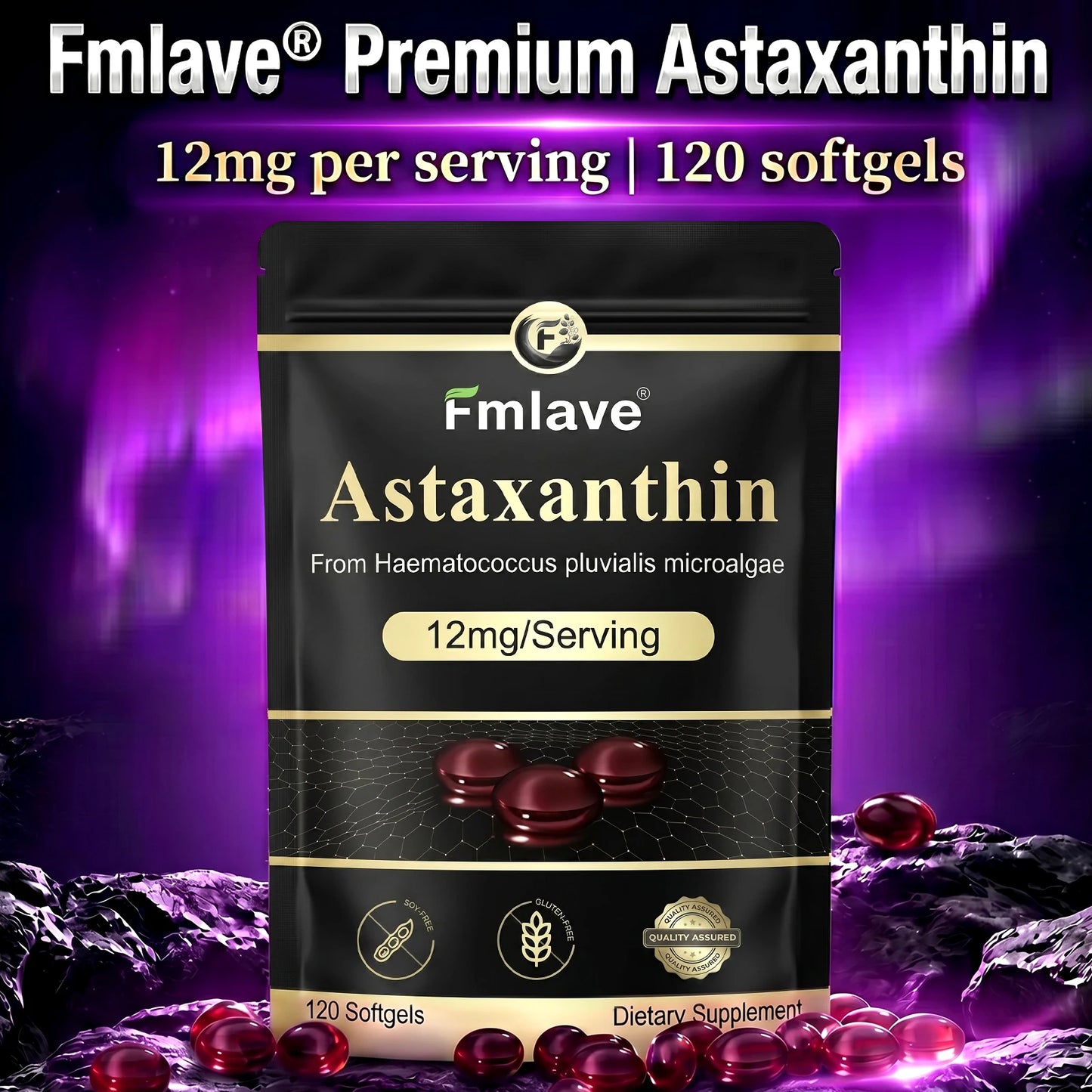 Premium Astaxanthin Supplement | Natural Antioxidant for Health