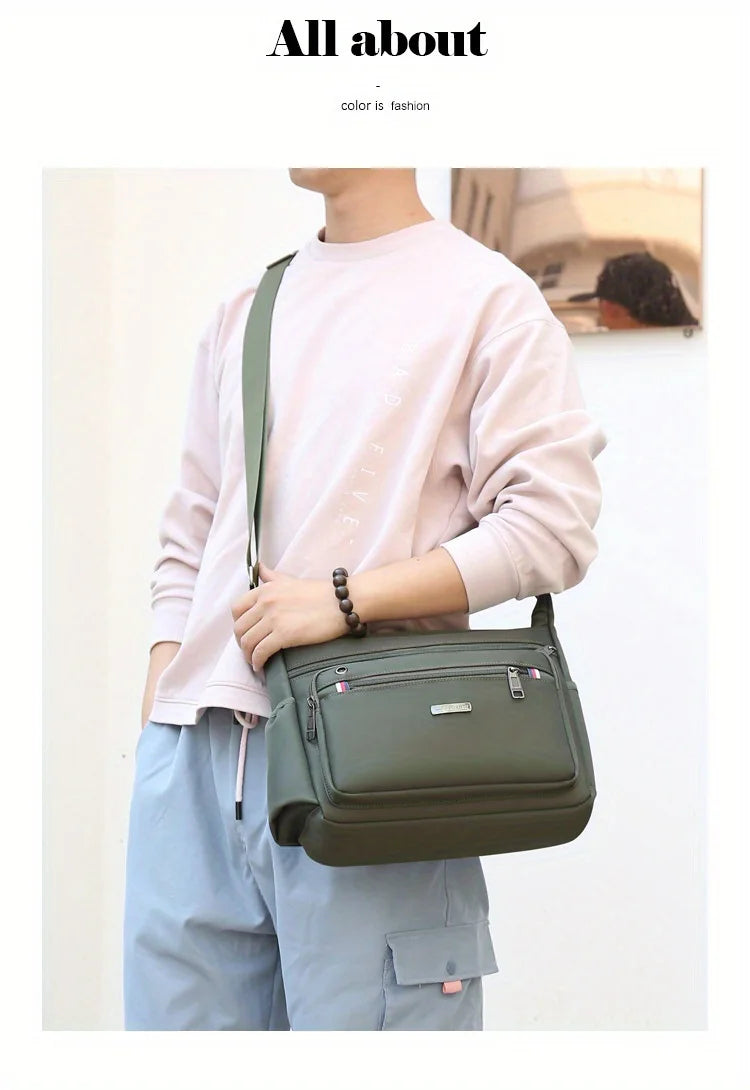 Men's Lightweight Travel Sling Bag | Large Capacity Crossbody
