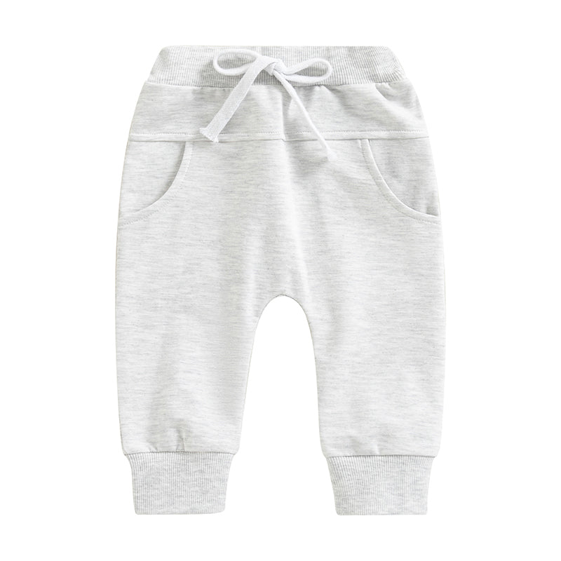 Baby Boys Casual Jogger Sweatpants with Pockets | Comfy Trousers