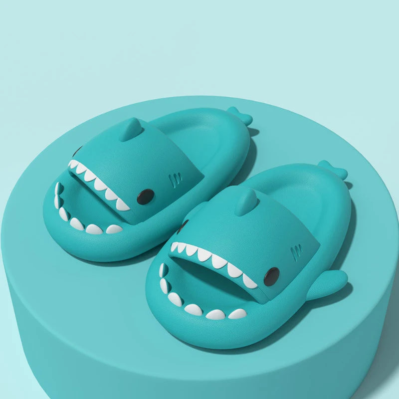Kids Shark Slippers | Cartoon Non-slip Soft Sandals for Summer