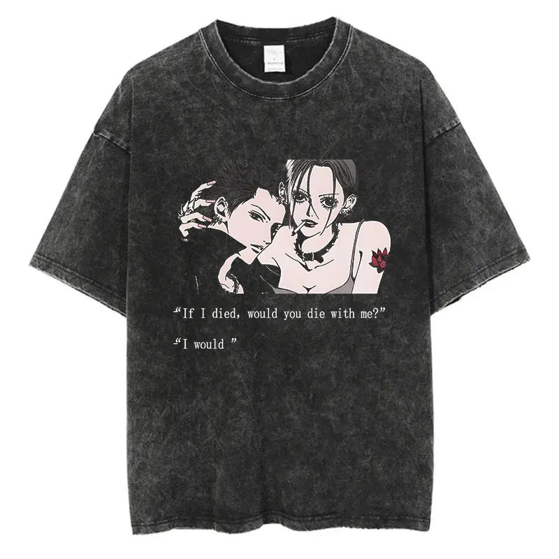 Vintage Anime Graphic T-Shirt | Harajuku Streetwear Summer Style