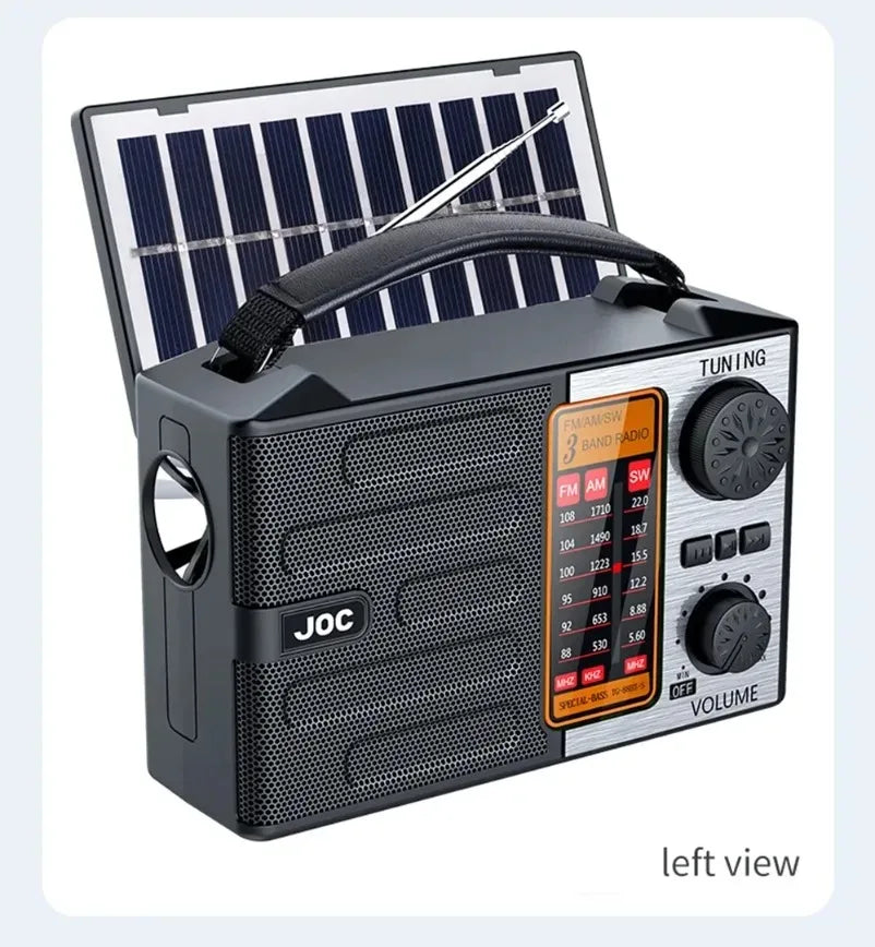 Portable Solar Bluetooth Speaker & Multi-band Radio | Outdoor Fun