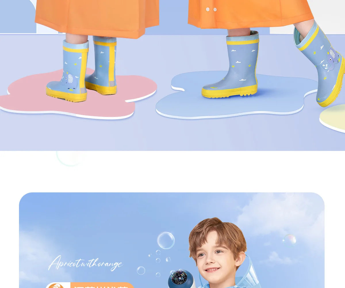 Children's Waterproof Raincoat with Fun Backpack | Stylish & Durable