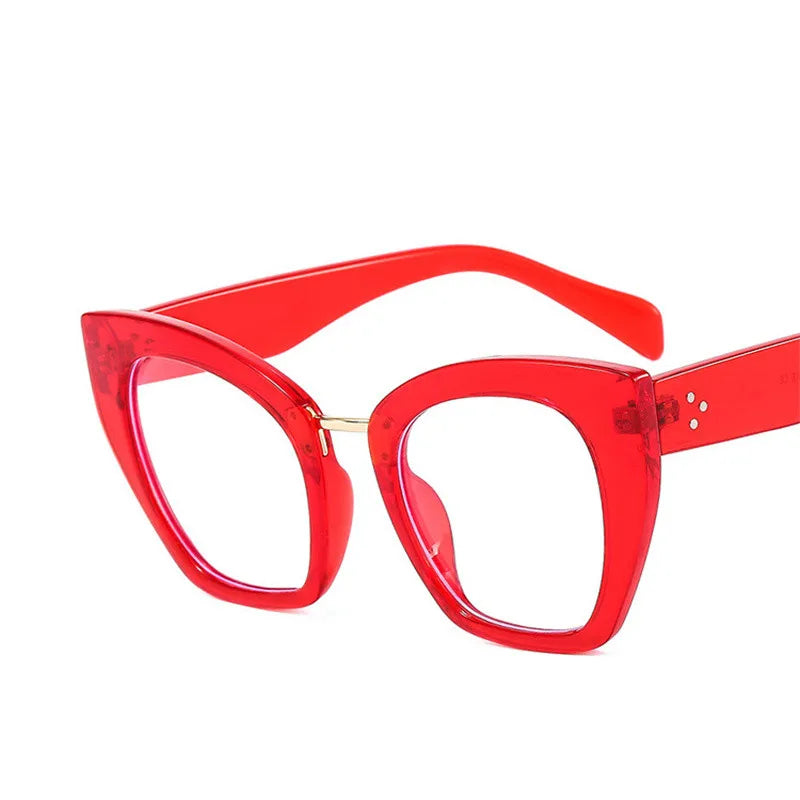 Stylish Oversized Anti Blue Light Reading Glasses for Women