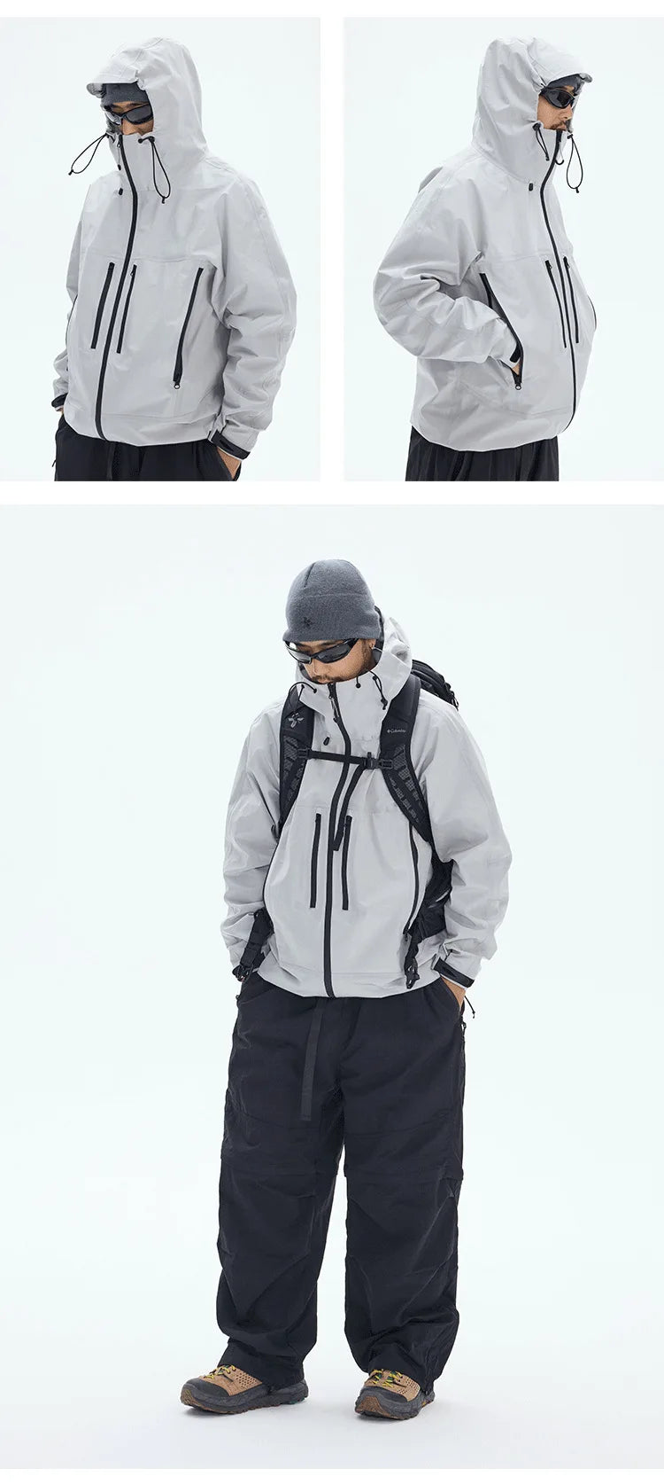 Premium Waterproof Multi-Pocket Utility Mountain Jacket for All Seasons