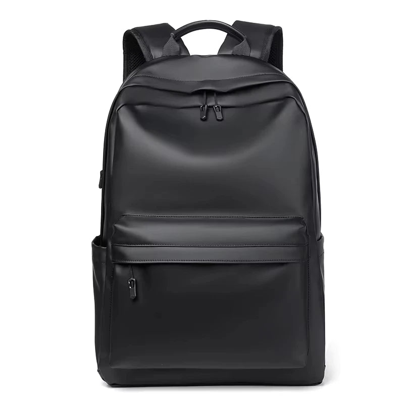 Stylish PU Leather Backpack for Men | Versatile School & Laptop Bag