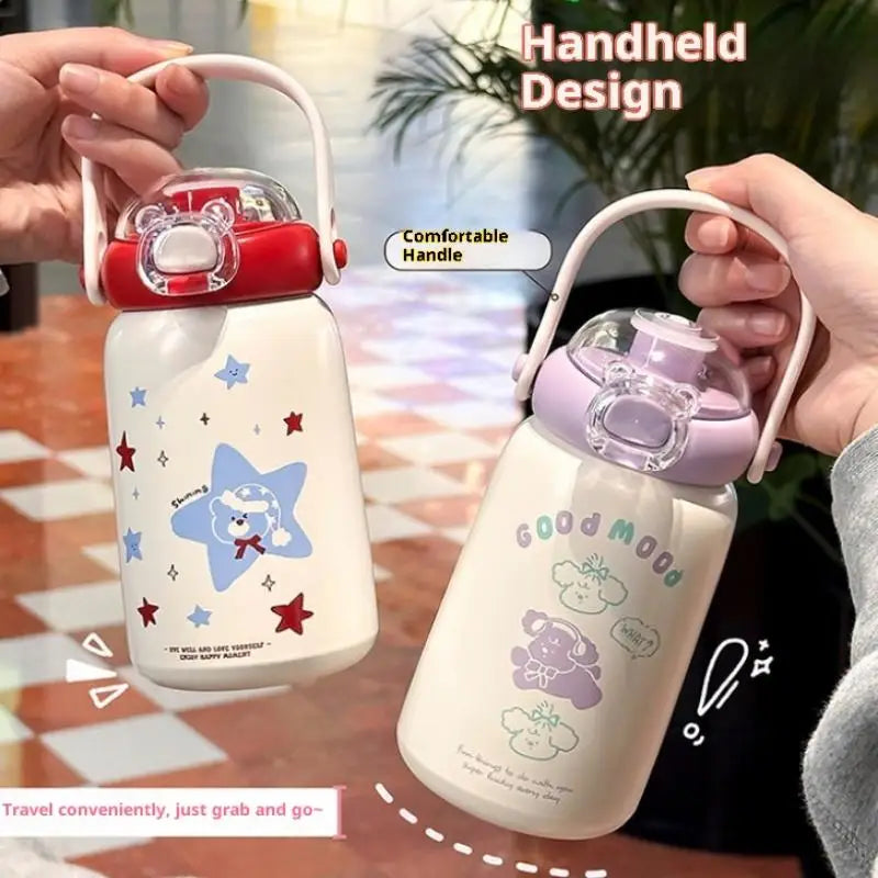 Cute Portable Stainless Steel Thermos Cup for Kids | Durable Drinkware